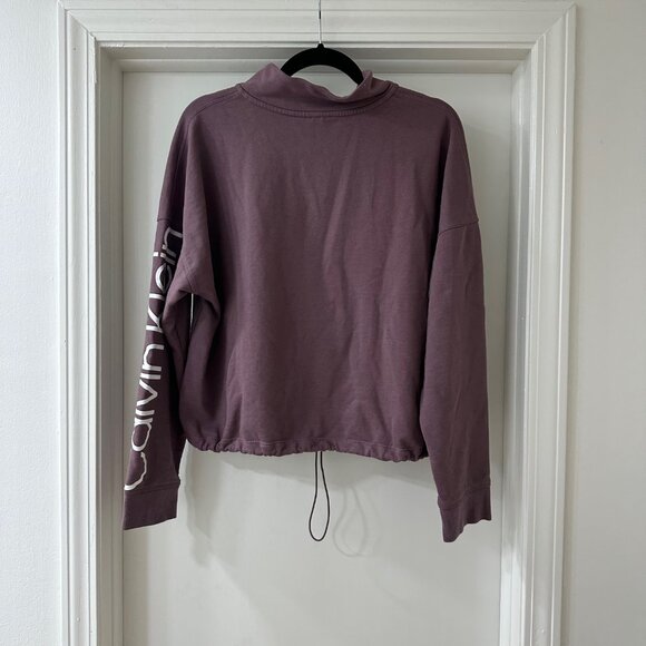 Calvin Klein Purple Collared Sweatshirt, Size XXL - Picture 9 of 9